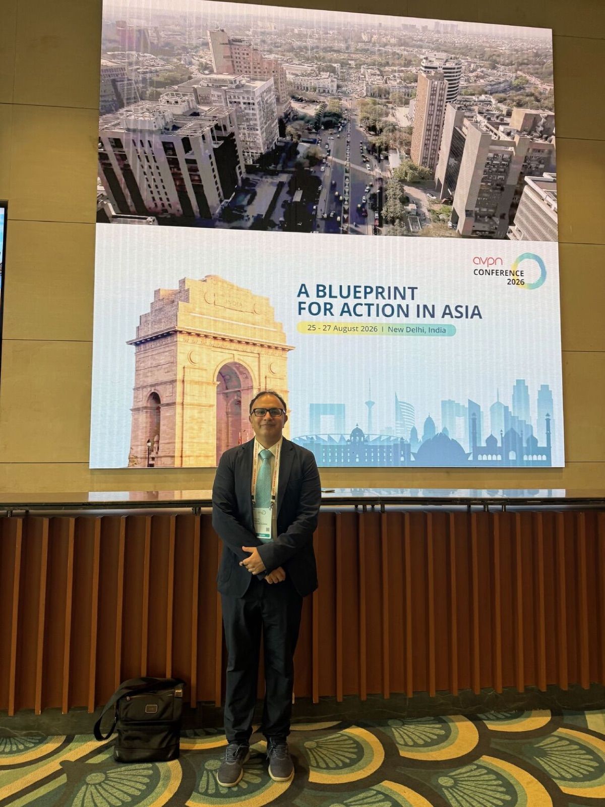 Gaurav Mehta at the AVPN Global Conference 2026 in New Delhi.